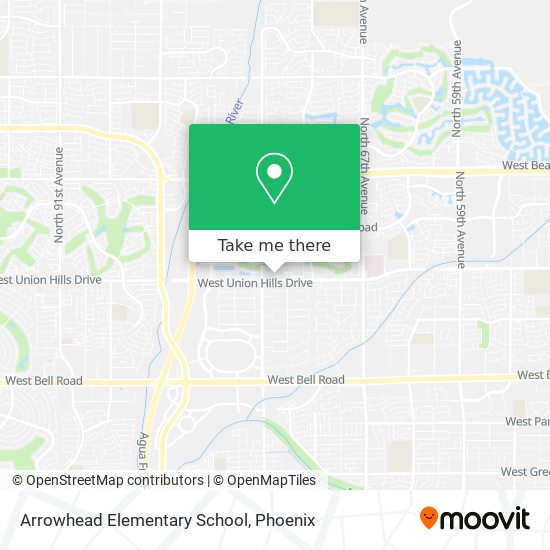 Arrowhead Elementary School map