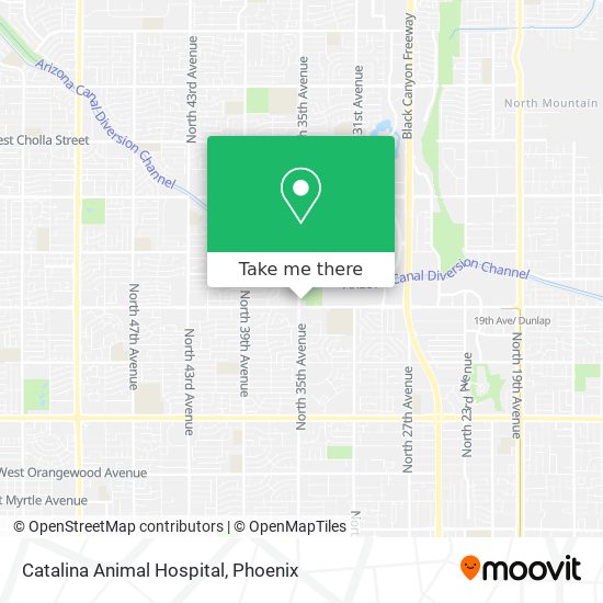 Catalina Animal Hospital map