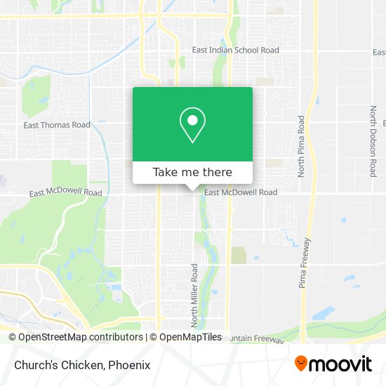 Church's Chicken map