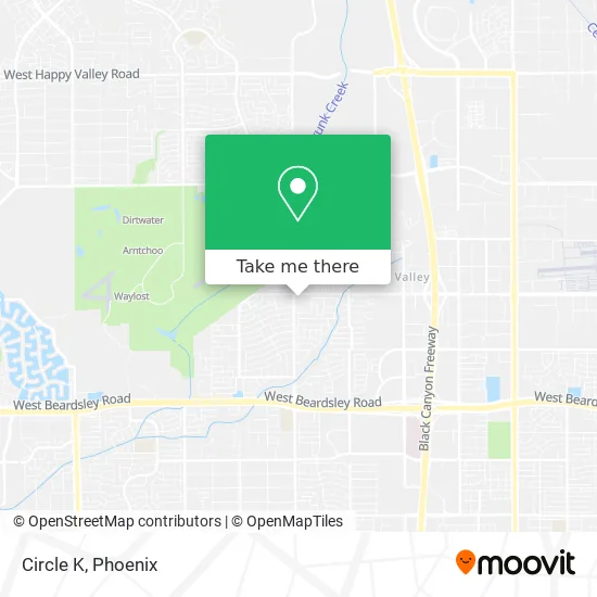 Circle K map