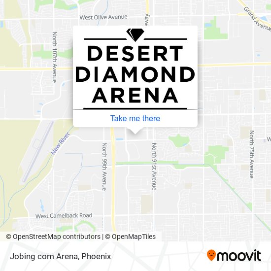 Mapa de Jobing com Arena