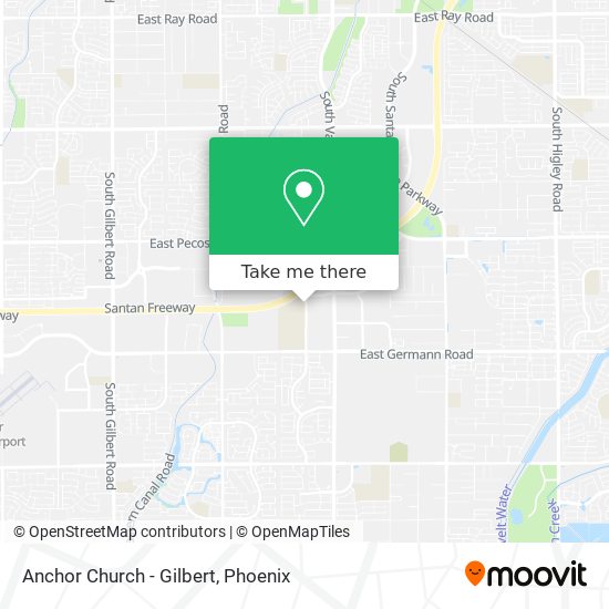 Anchor Church - Gilbert map