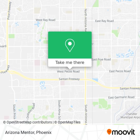 Mapa de Arizona Mentor