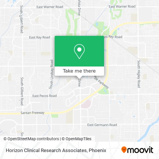 Horizon Clinical Research Associates map