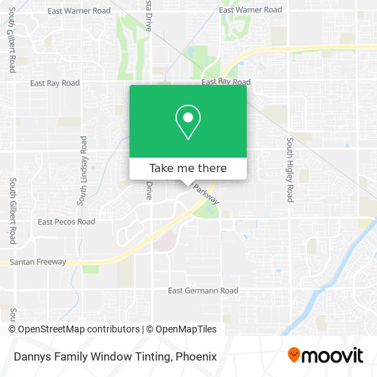 Mapa de Dannys Family Window Tinting