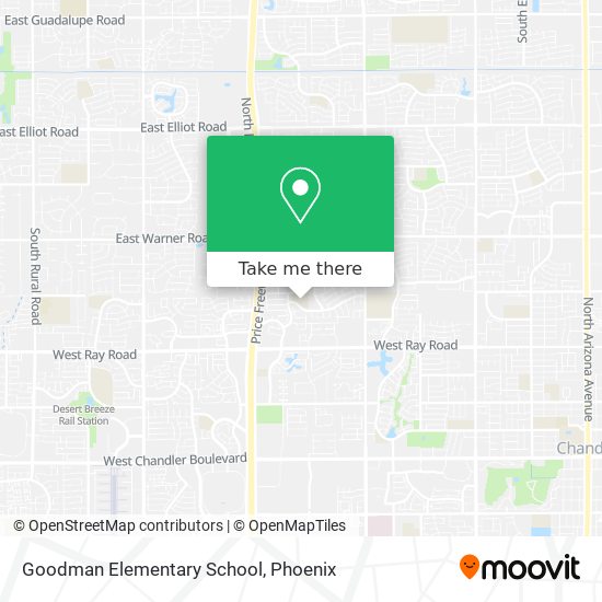 Mapa de Goodman Elementary School