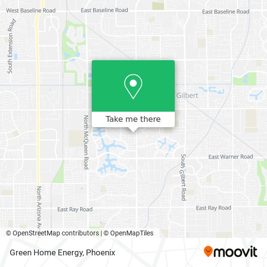 Green Home Energy map