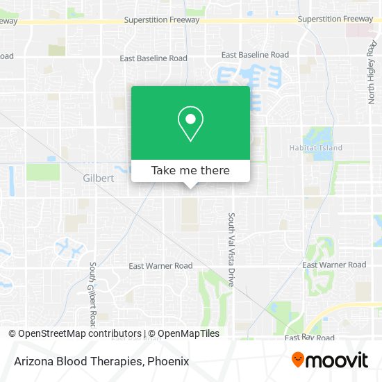 Mapa de Arizona Blood Therapies