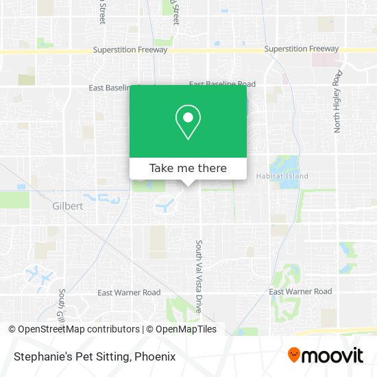 Mapa de Stephanie's Pet Sitting