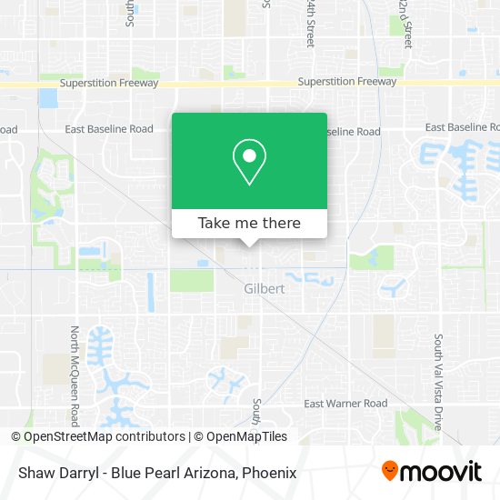 Mapa de Shaw Darryl - Blue Pearl Arizona