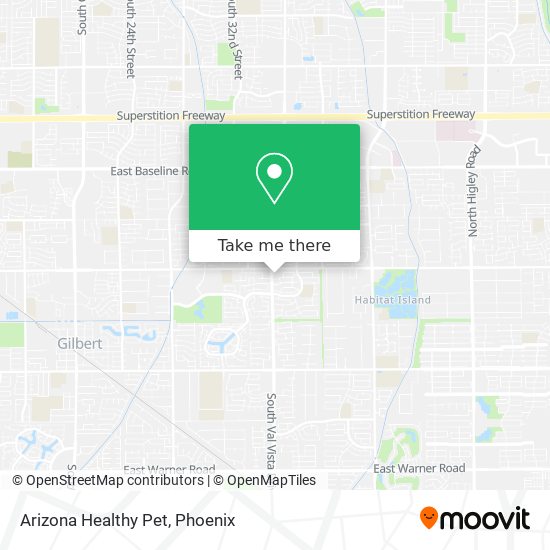 Arizona Healthy Pet map