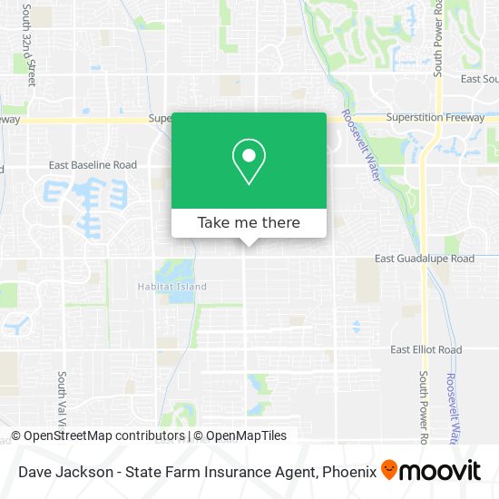 Mapa de Dave Jackson - State Farm Insurance Agent