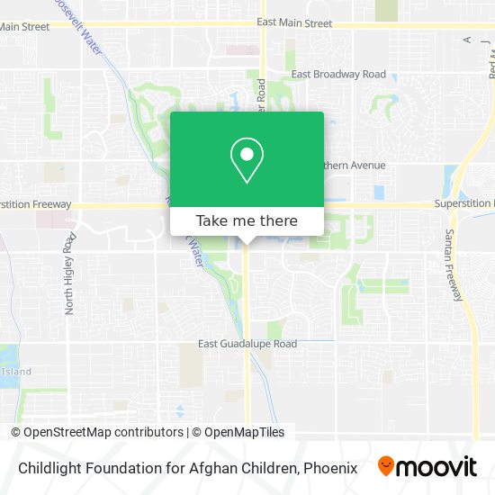 Mapa de Childlight Foundation for Afghan Children