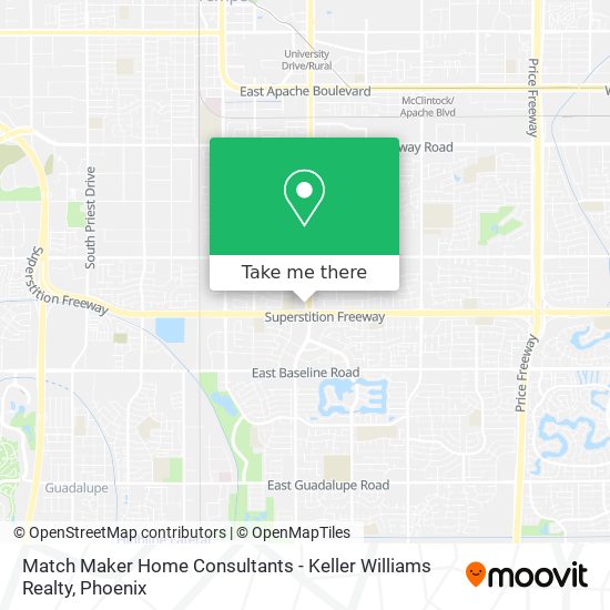 Mapa de Match Maker Home Consultants - Keller Williams Realty
