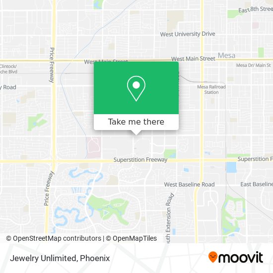 Jewelry Unlimited map