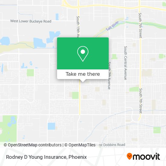 Mapa de Rodney D Young Insurance