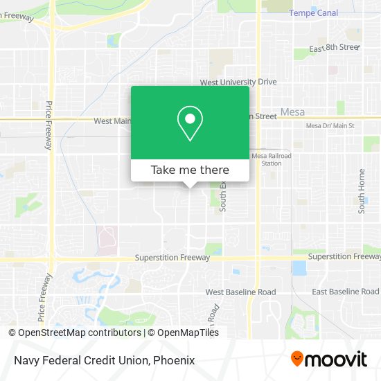 Navy Federal Credit Union map