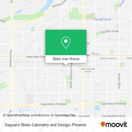 Saguaro Skies Cabinetry and Design map