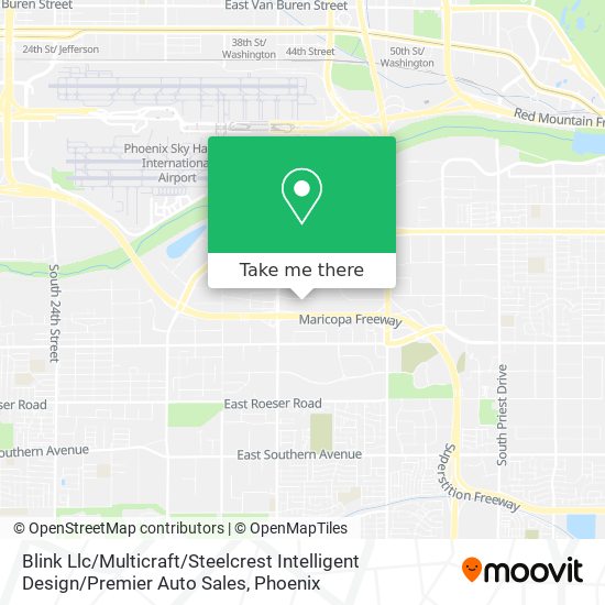 Blink Llc / Multicraft / Steelcrest Intelligent Design / Premier Auto Sales map