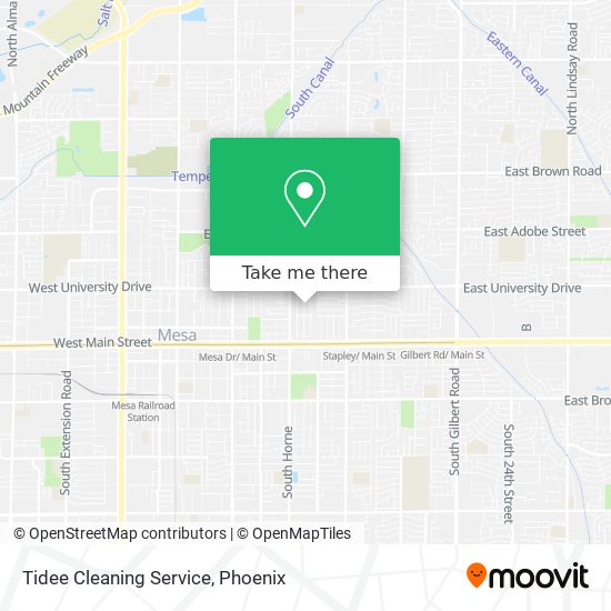 Tidee Cleaning Service map