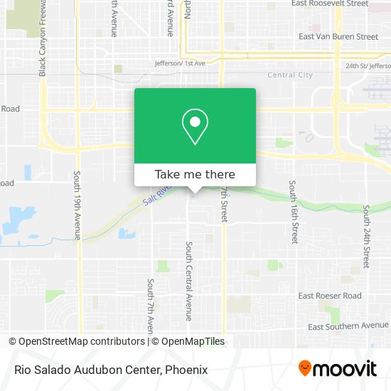 Rio Salado Audubon Center map