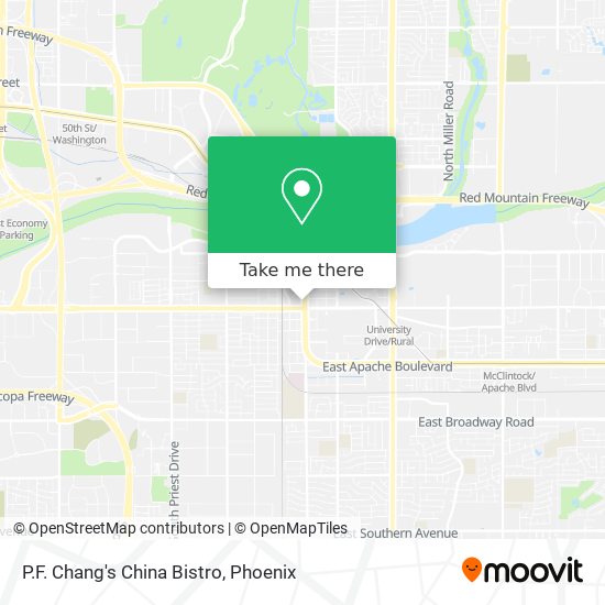 P.F. Chang's China Bistro map