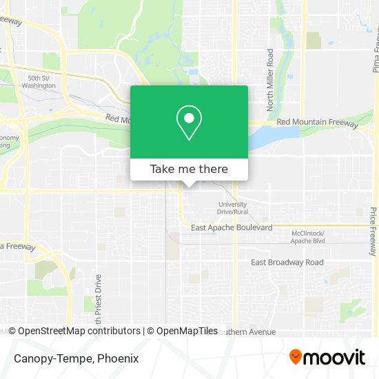 Canopy-Tempe map