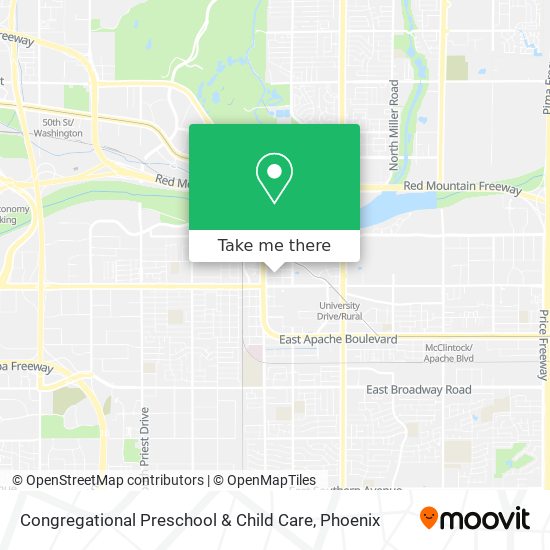 Congregational Preschool & Child Care map