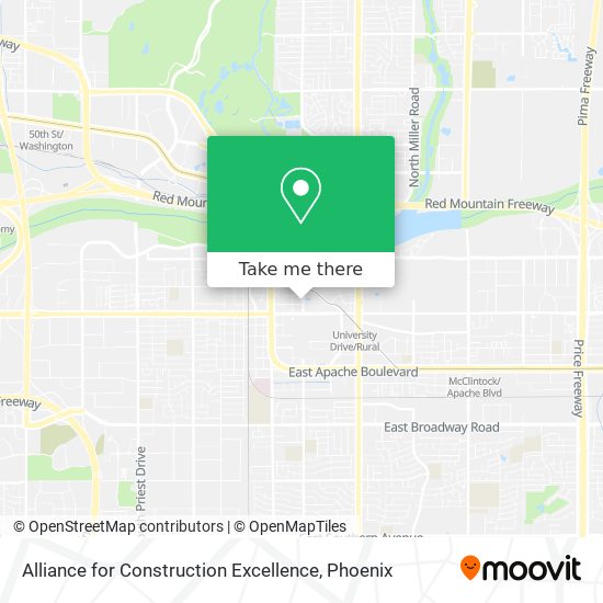 Alliance for Construction Excellence map