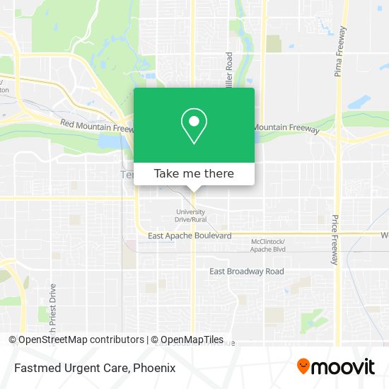 Fastmed Urgent Care map