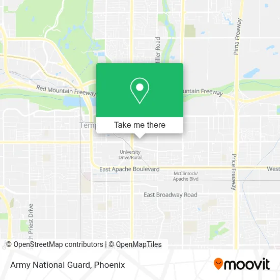 Army National Guard map