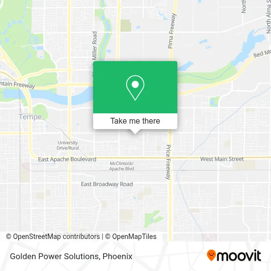 Golden Power Solutions map