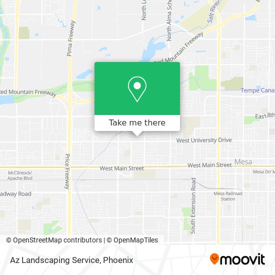 Az Landscaping Service map