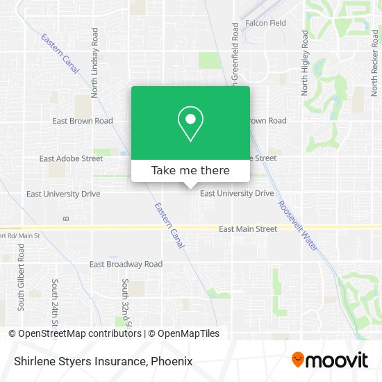 Shirlene Styers Insurance map