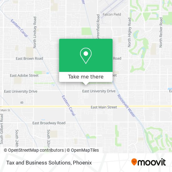 Tax and Business Solutions map