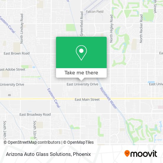 Arizona Auto Glass Solutions map