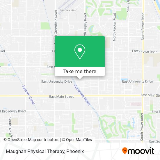 Maughan Physical Therapy map