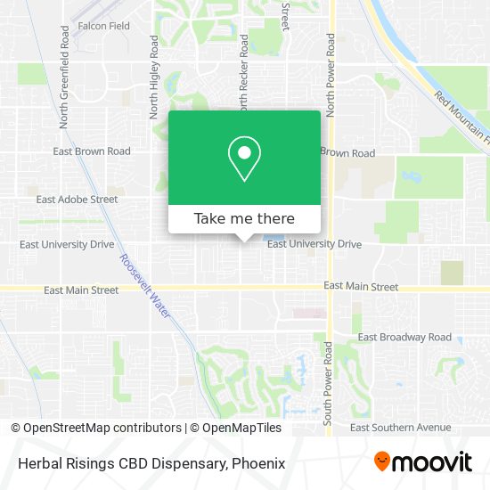 Mapa de Herbal Risings CBD Dispensary