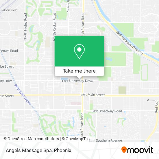 Angels Massage Spa map