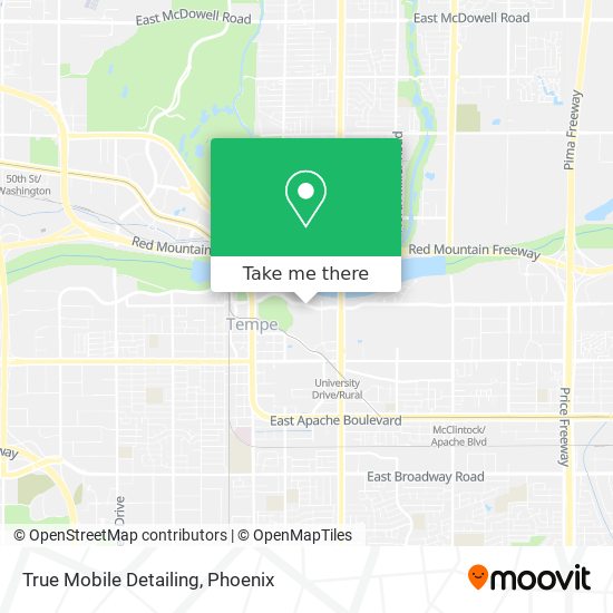 True Mobile Detailing map