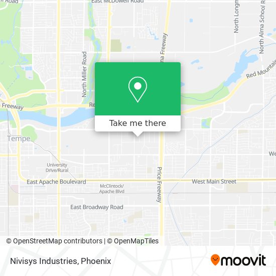 Nivisys Industries map