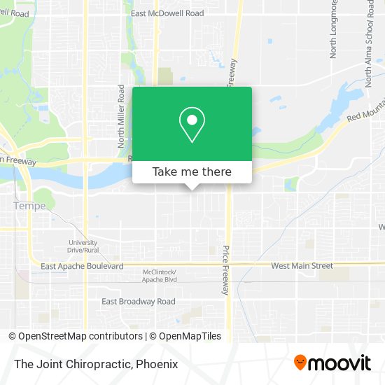 The Joint Chiropractic map