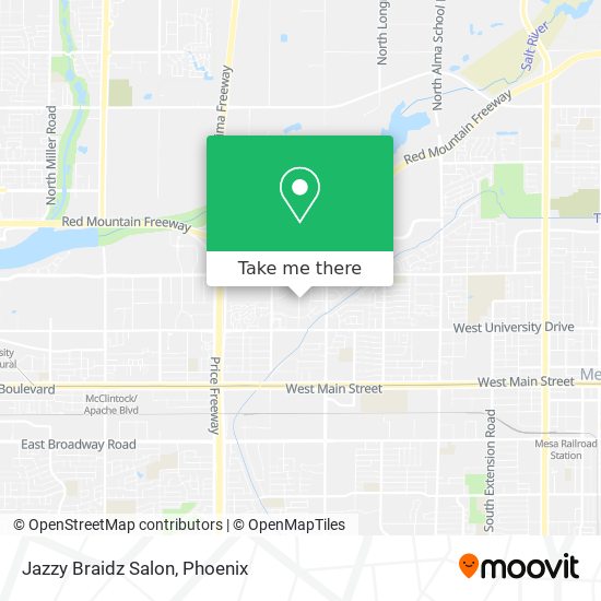 Jazzy Braidz Salon map