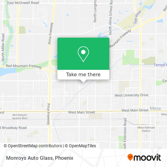 Monroys Auto Glass map