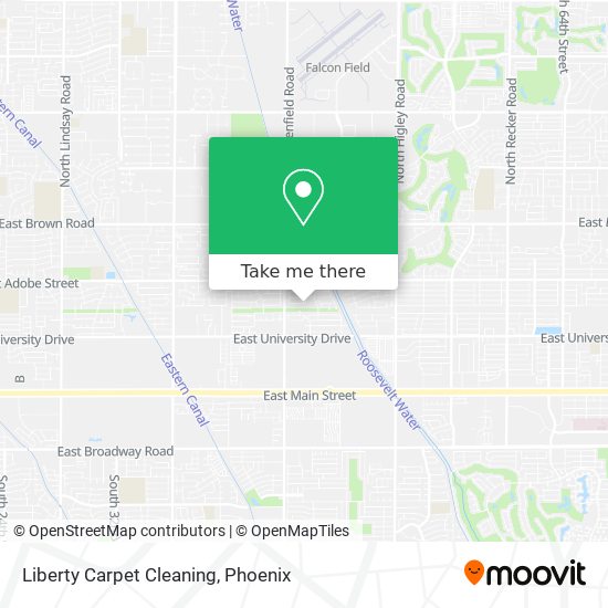 Mapa de Liberty Carpet Cleaning