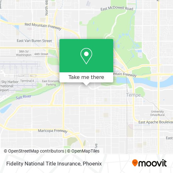 Mapa de Fidelity National Title Insurance