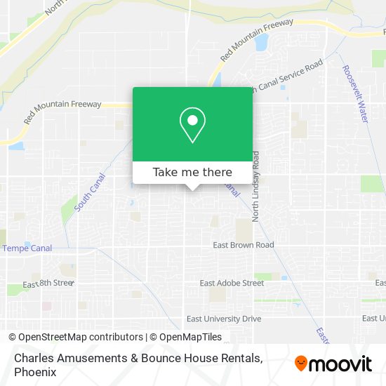 Mapa de Charles Amusements & Bounce House Rentals