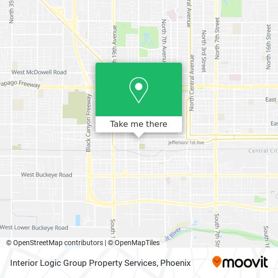 Interior Logic Group Property Services map