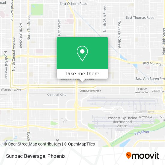 Sunpac Beverage map