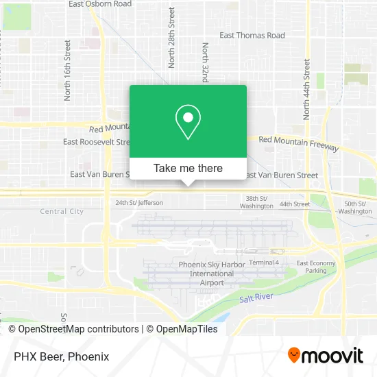 PHX Beer map
